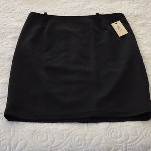 Black pencil skirt